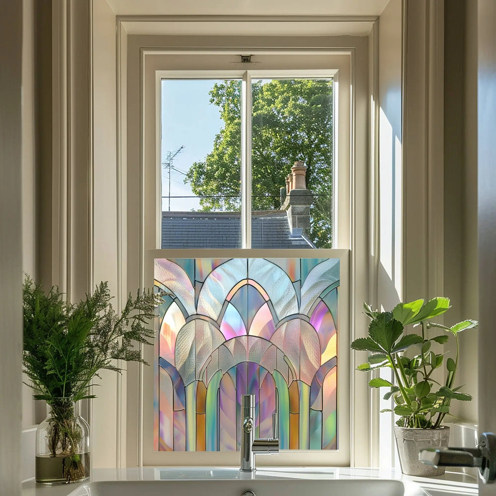 Buttrio Stained Glass Privacy Window Film Creative Windows