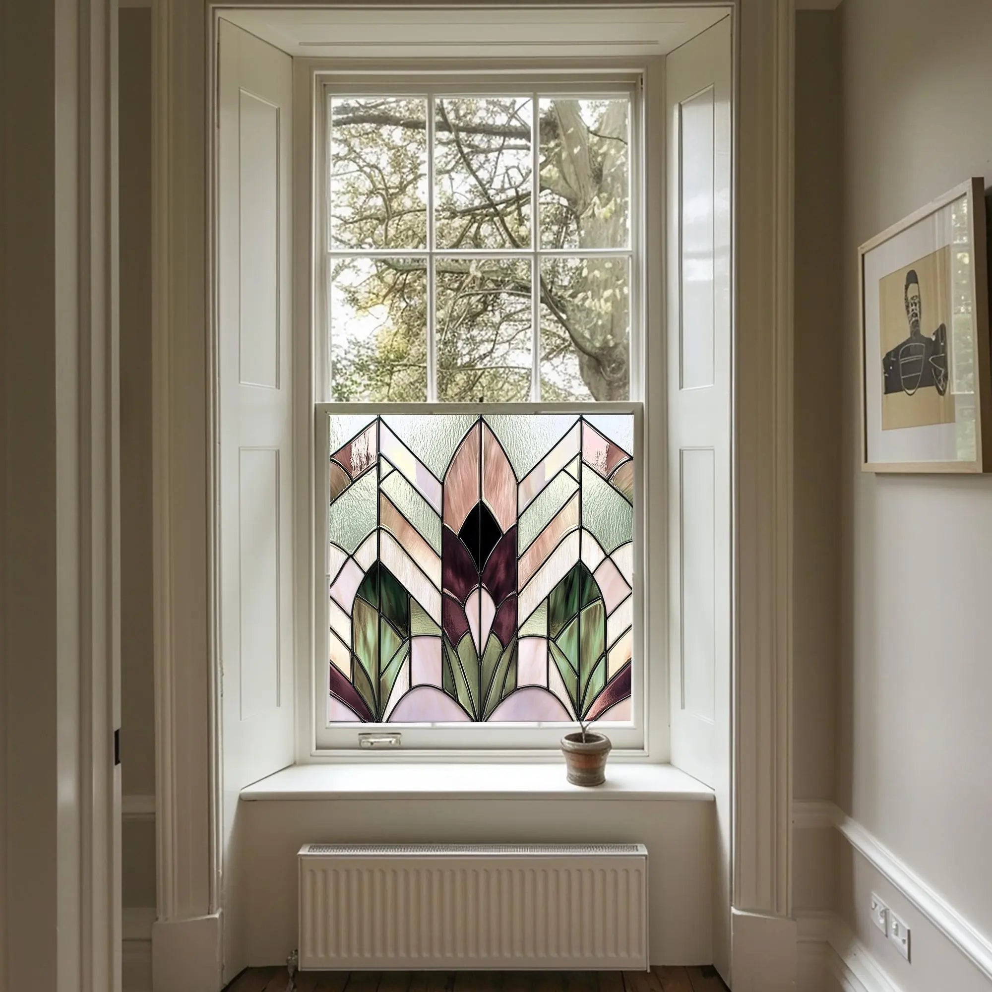 Mieres Stained Glass Privacy Window Film Creative Windows