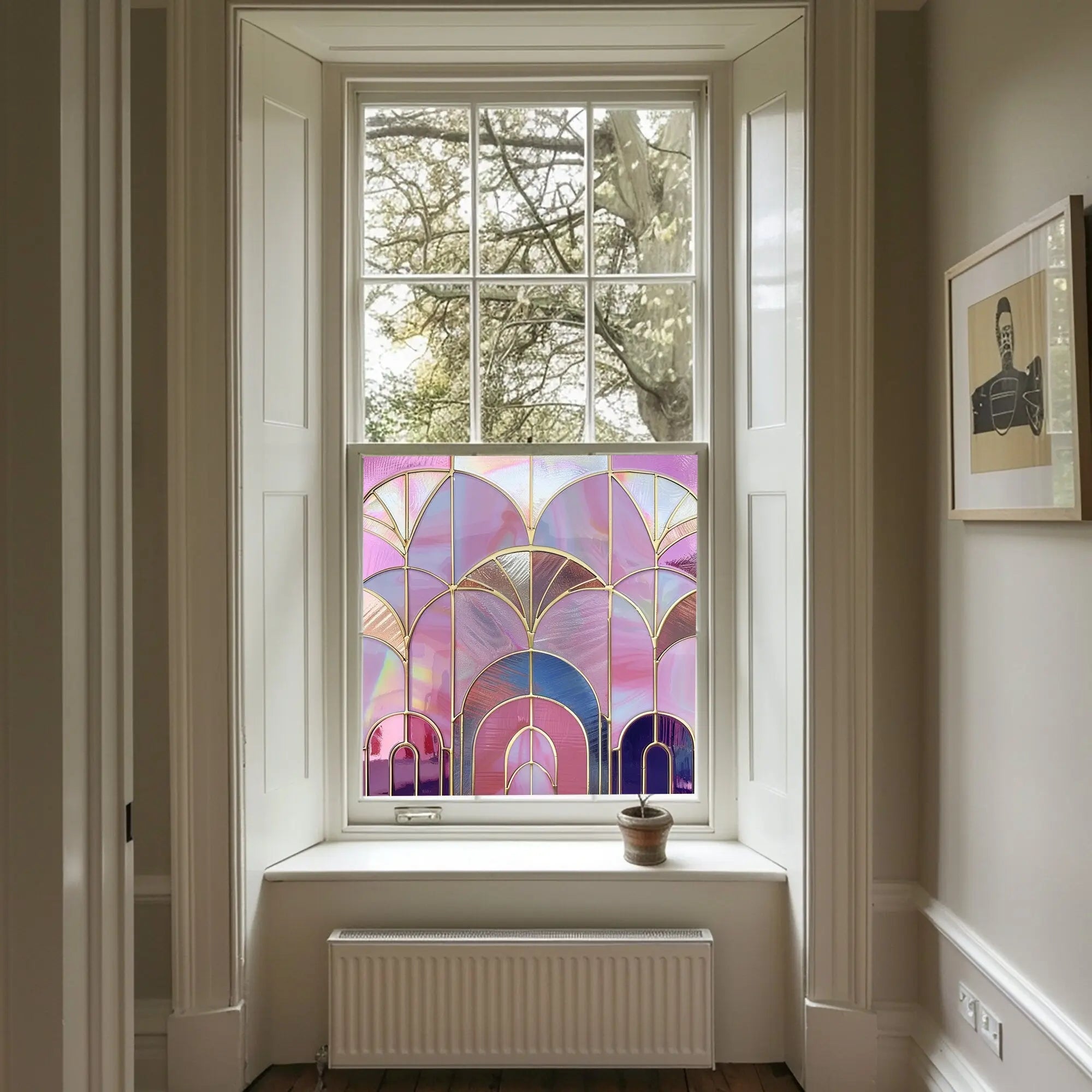 Vedelago Stained Glass Privacy Window Film Creative Windows