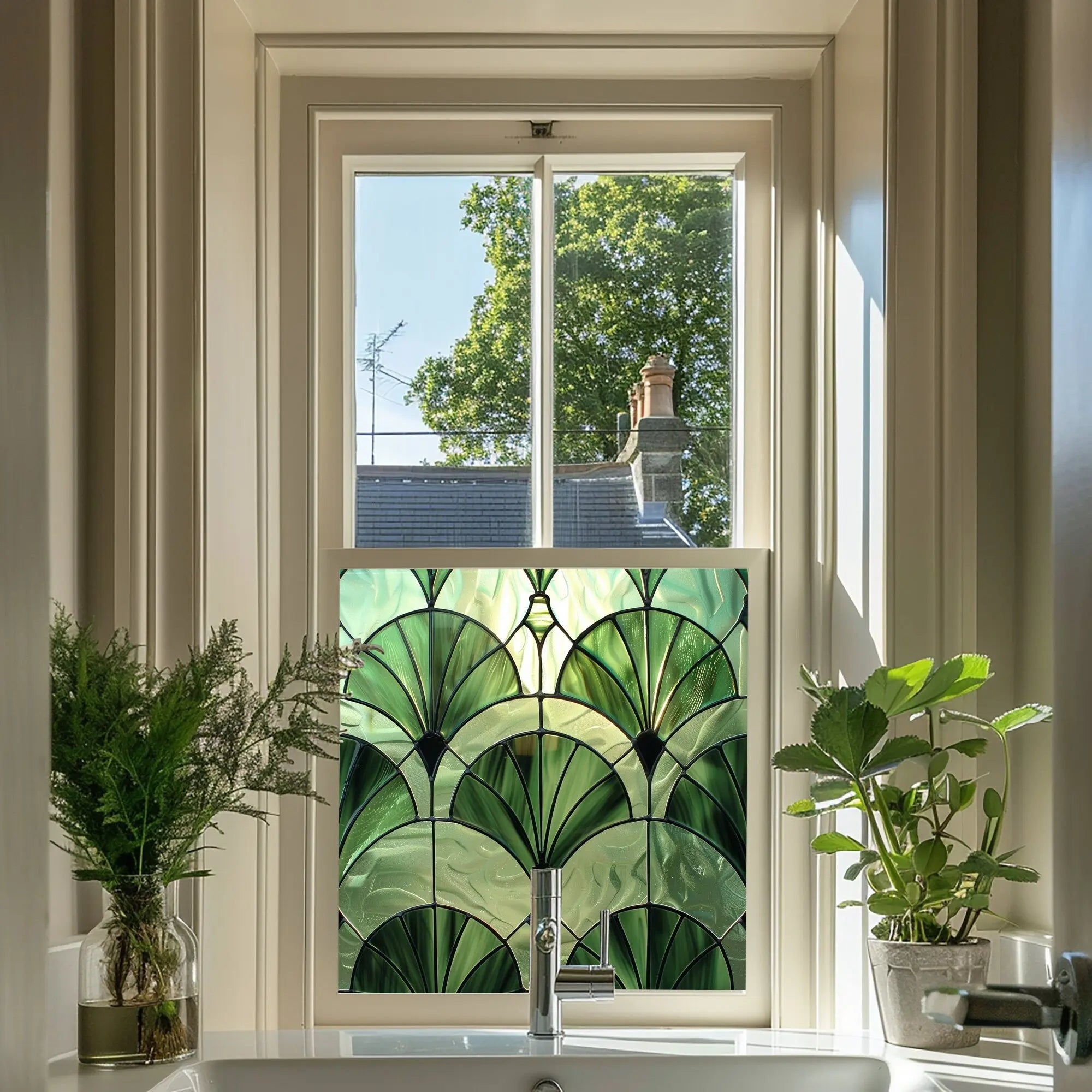 Selvino Privacy Stained Glass Window Film Creative Windows