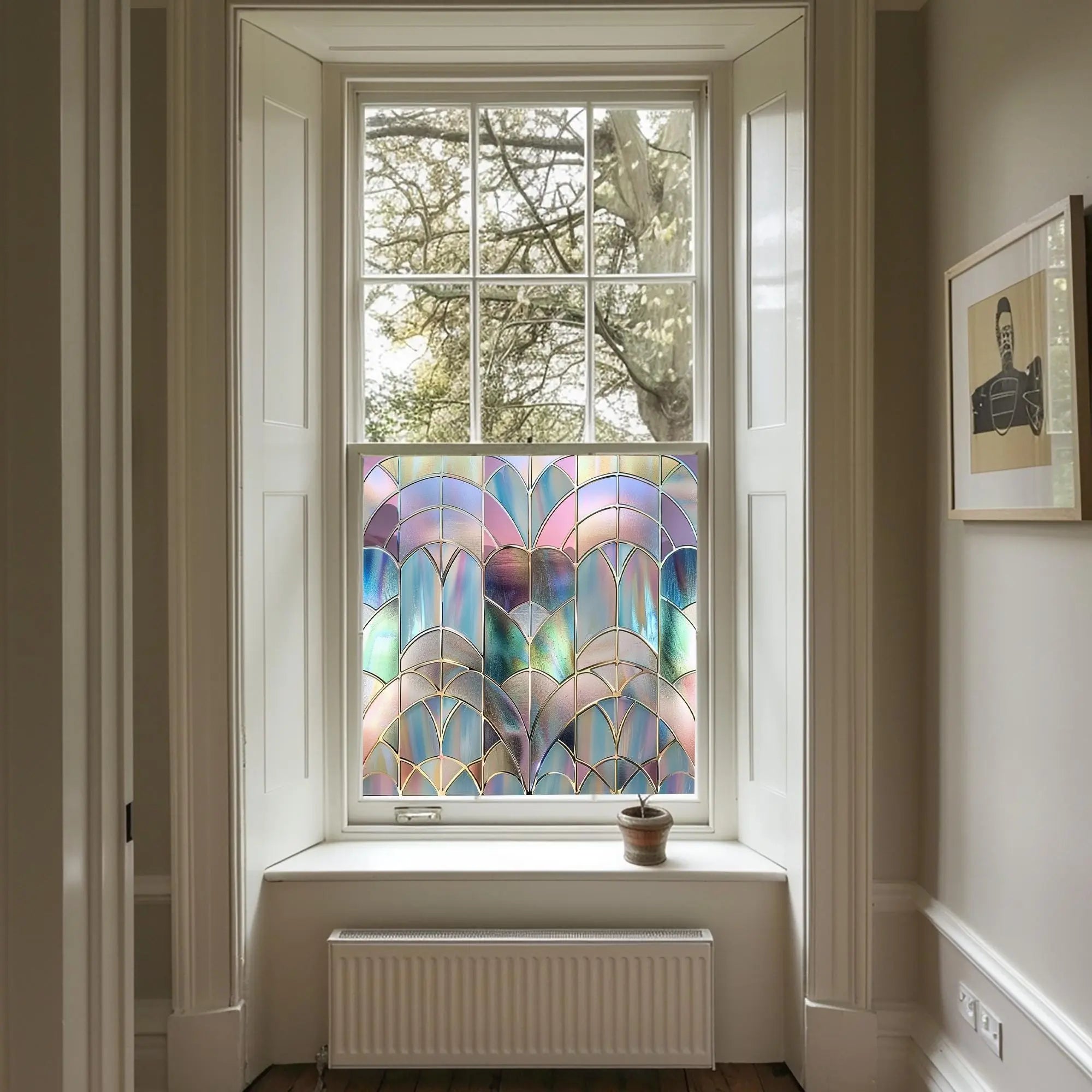 Lainate Privacy Stained Glass Window Film Creative Windows