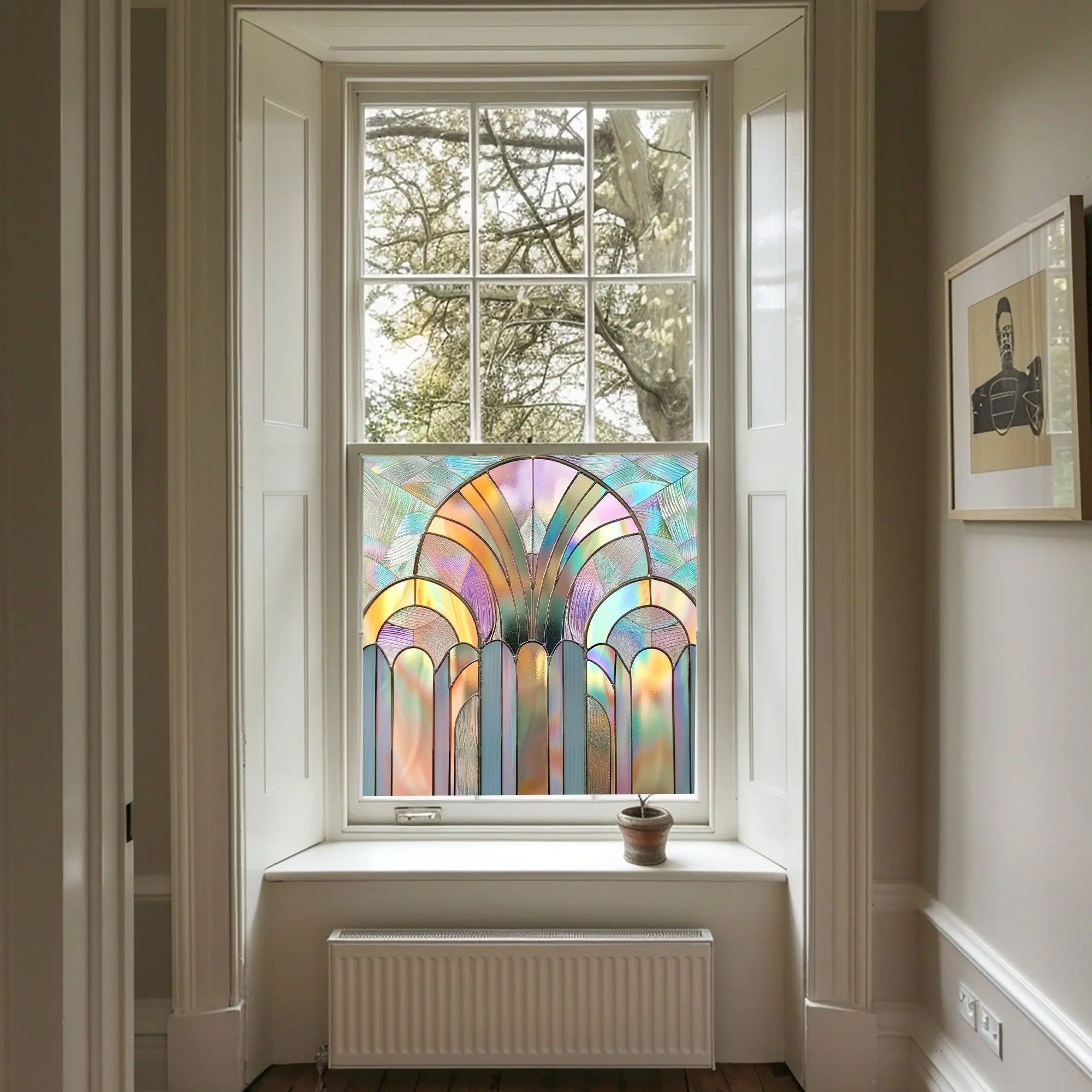 Mergozzo Stained Glass Window Film For Privacy Creative Windows