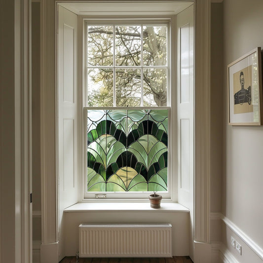 Art Deco Window Film, Privacy Window Film, Window Film, Decorative Window Film, Patterned Window Film, Coloured Window Film, Stained Glass Creative Windows
