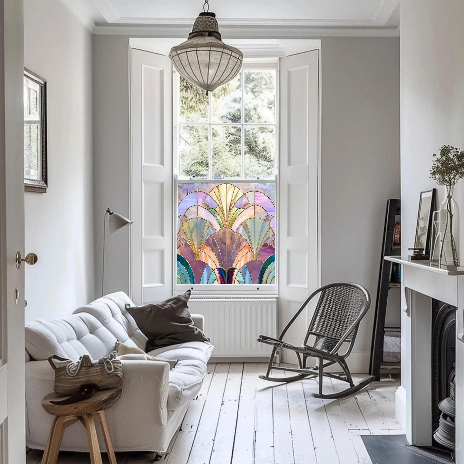 Lenna Privacy Stained Glass Window Film Creative Windows