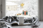 Three Kings Nativity Window Cling: Reusable Christmas Window Sticker Creative Windows