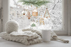 Cosy Winter Christmas Window Sticker – Scandinavian Ornament Design Creative Windows