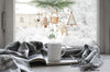 Cosy Winter Christmas Window Sticker – Scandinavian Ornament Design Creative Windows