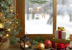 Cosy Winter Christmas Window Sticker – Scandinavian Ornament Design Creative Windows