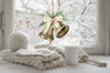 Double-Sided Christmas Bell Window Sticker: Festive Christmas Decor Creative Windows