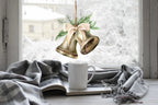 Double-Sided Christmas Bell Window Sticker: Festive Christmas Decor Creative Windows