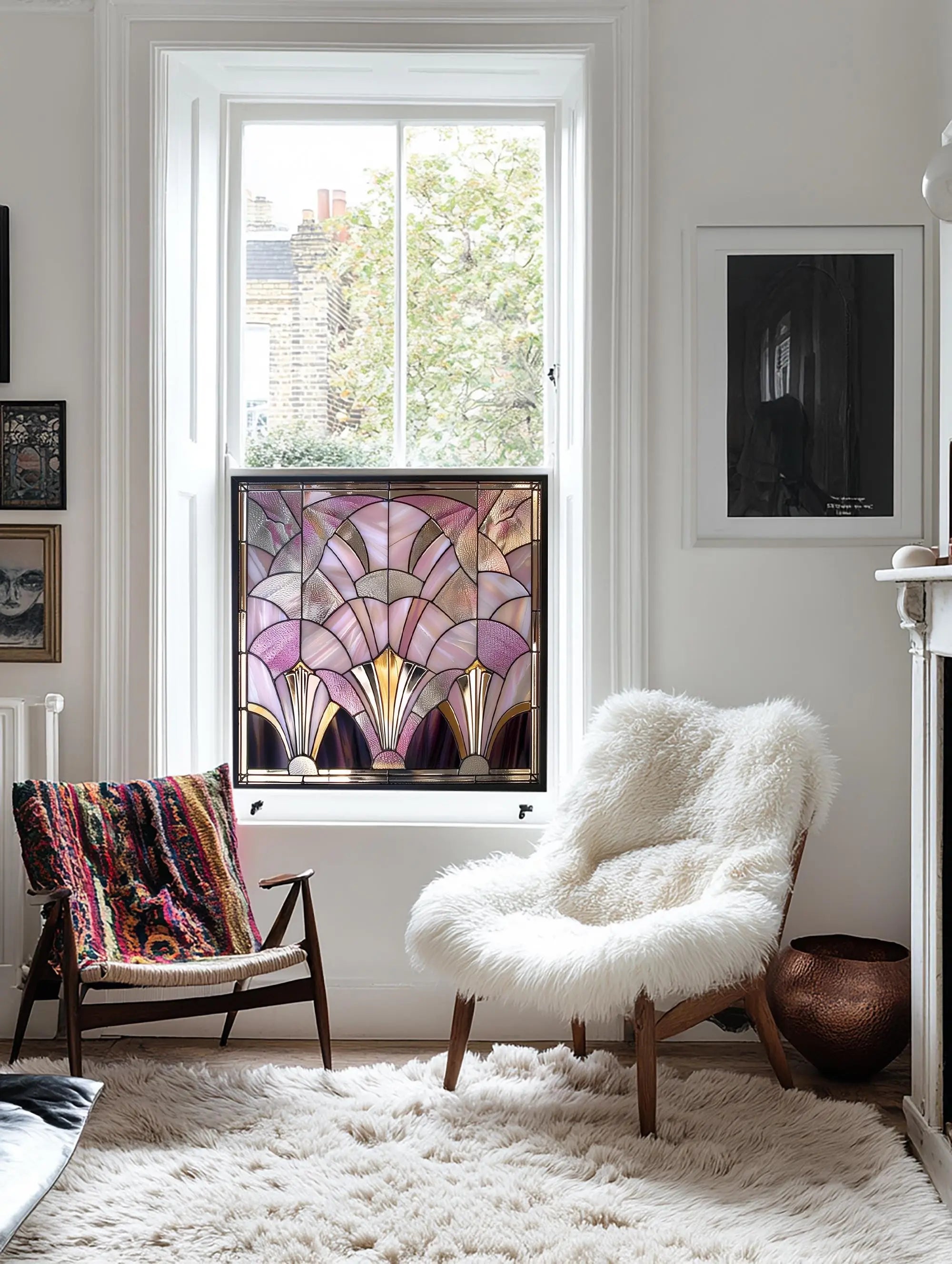 Lavenone Stained Glass Window Film Creative Windows