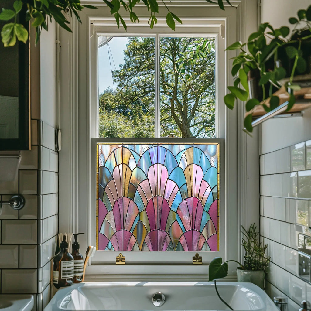 Zerfaliu Stained Glass Window Film Creative Windows