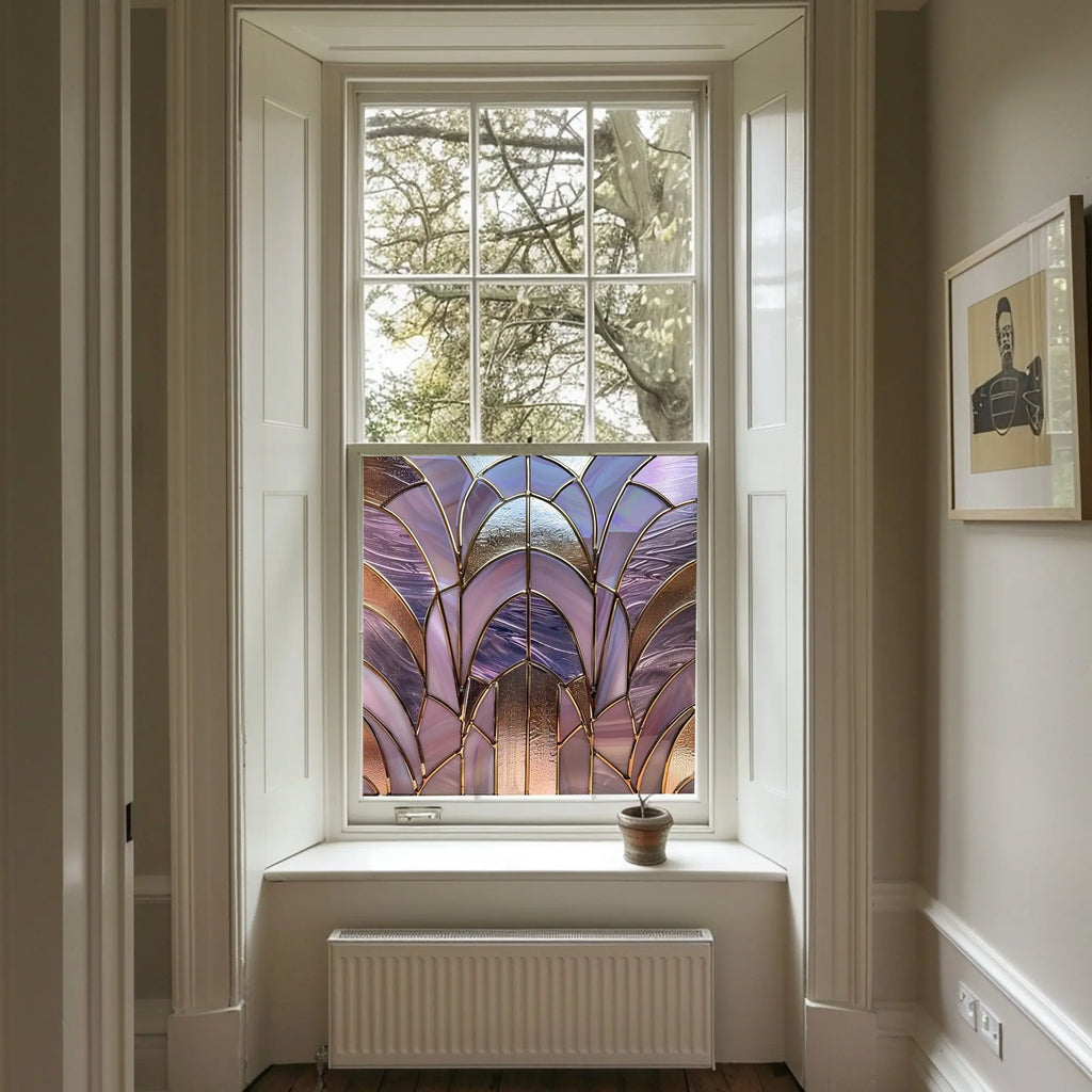 Vejano Stained Glass Privacy Window Film Creative Windows