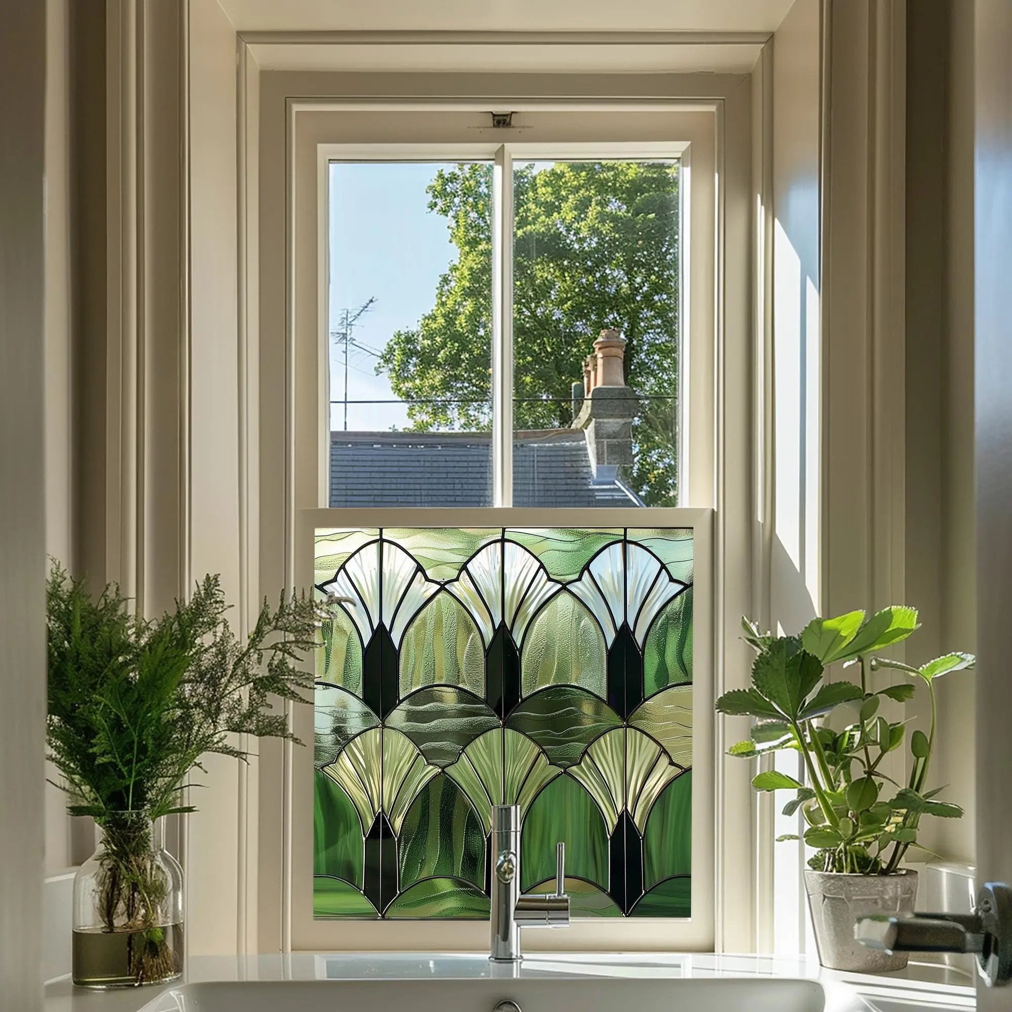 Asola Stained Glass Privacy Window Film Creative Windows