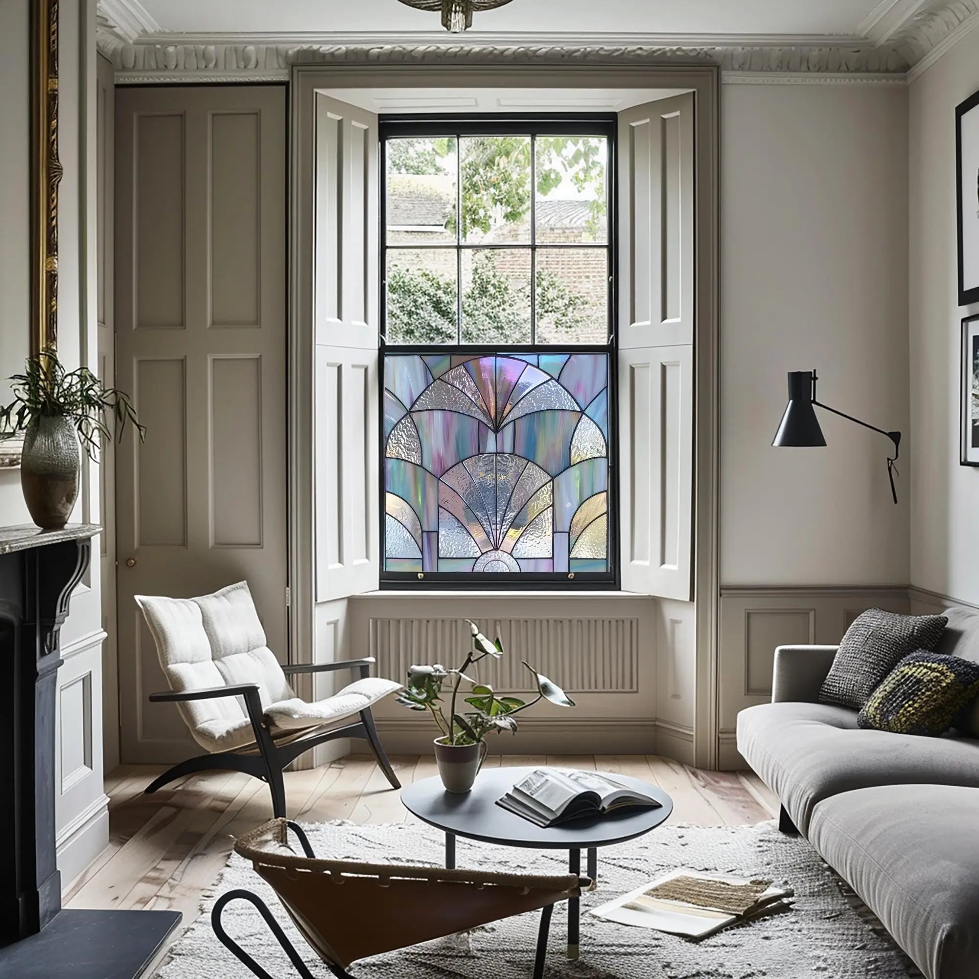 Arcore Stained Glass Privacy Window Film Creative Windows