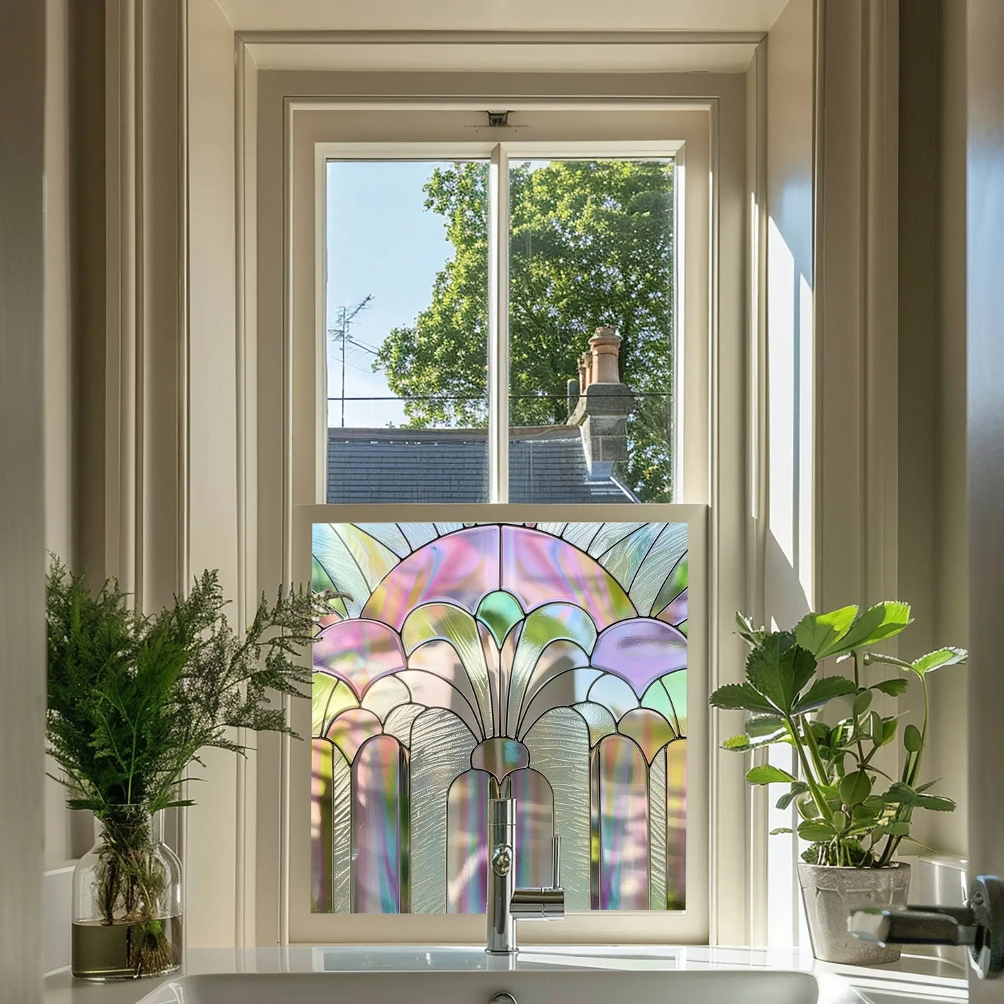 Aradeo Stained Glass Window Film Creative Windows