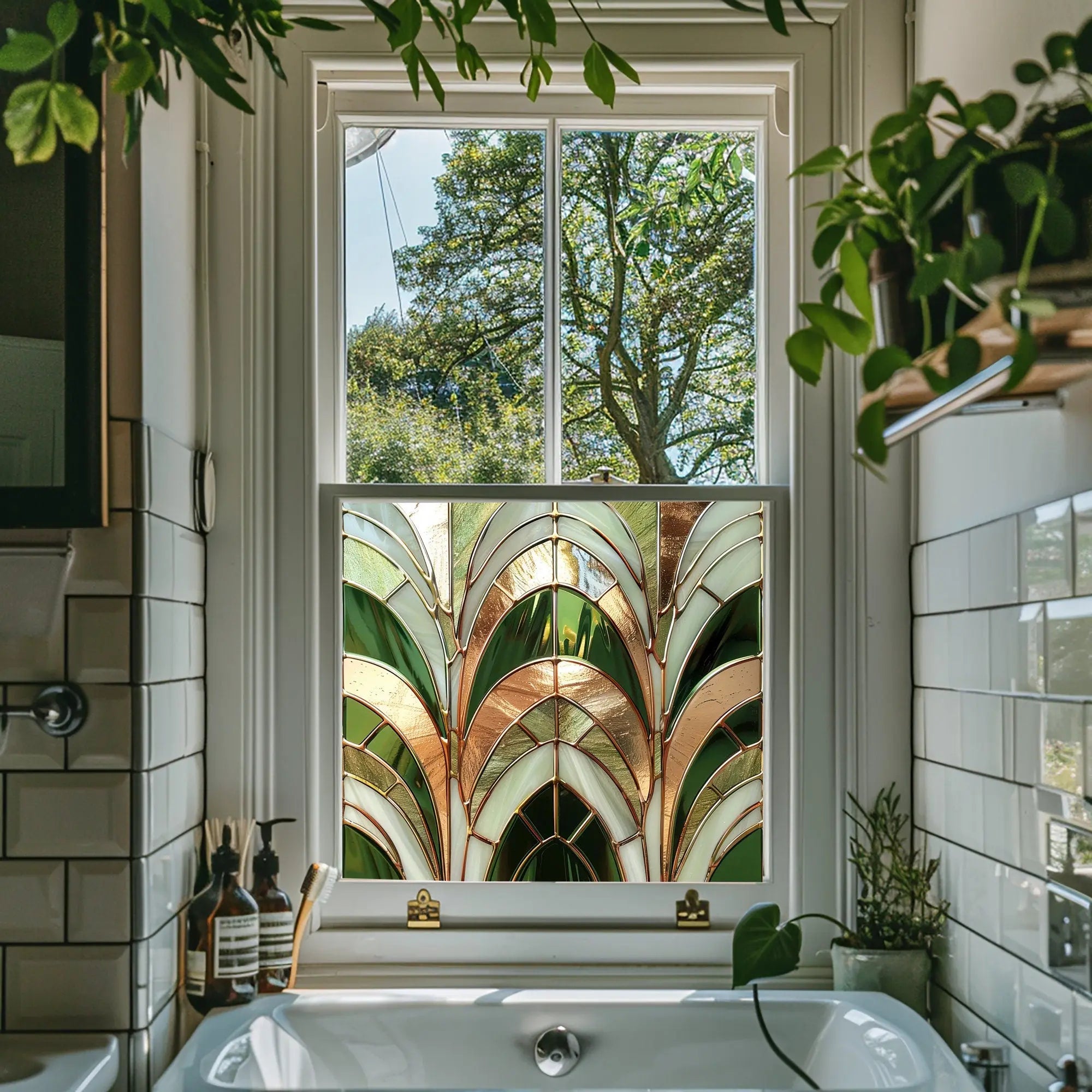 Orbetello Privacy Stained Glass Window Film Creative Windows