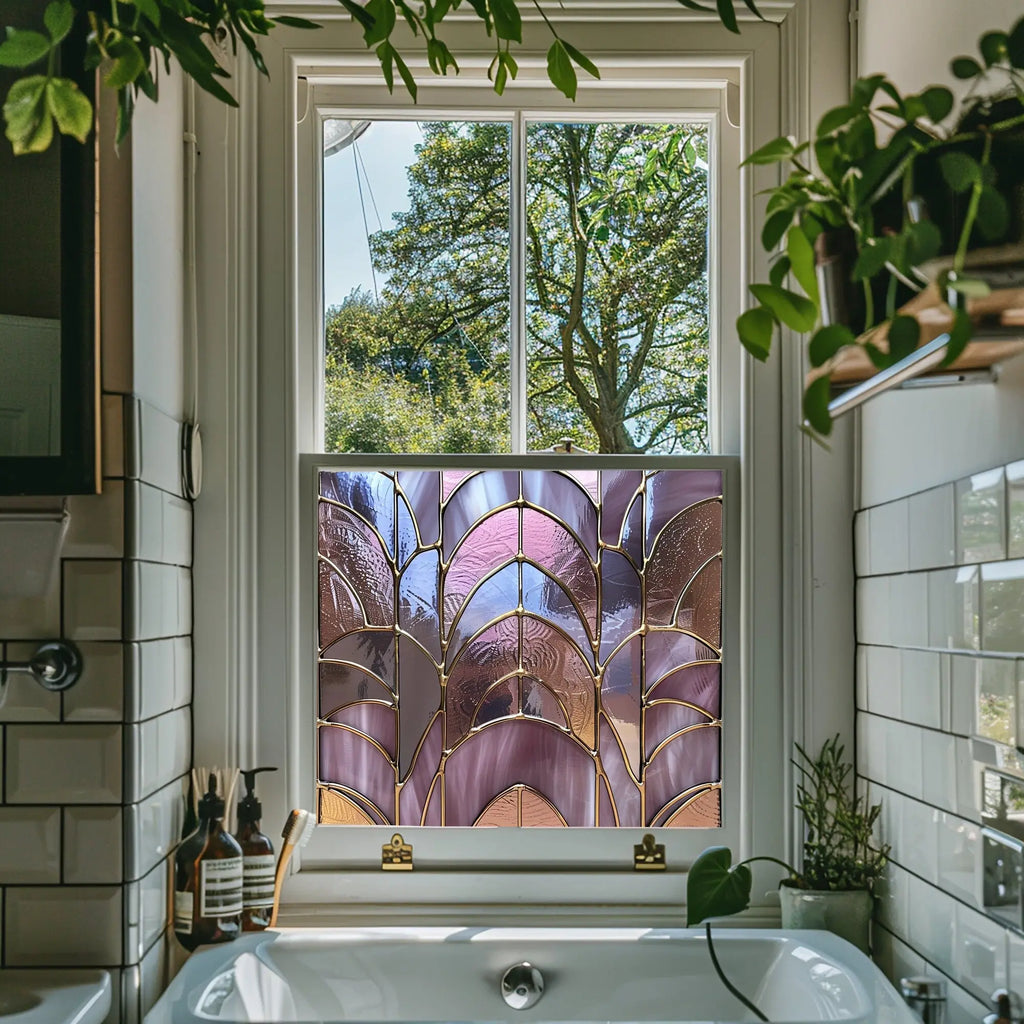 Zocca Privacy Stained Glass Window Film Creative Windows
