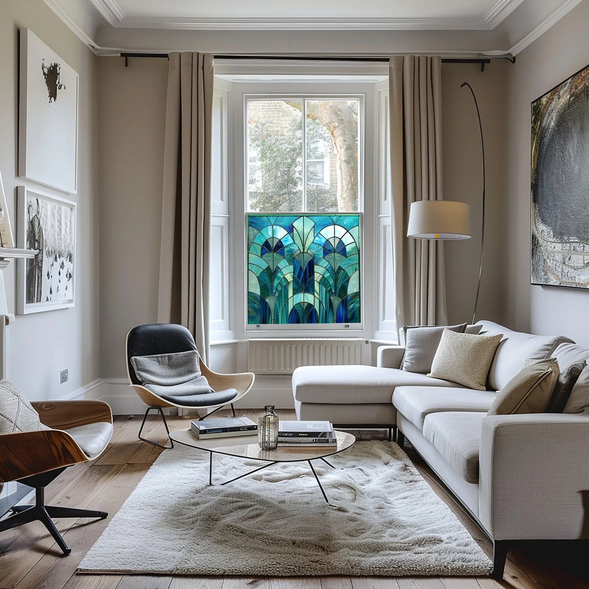 Sedriano Art Deco Privacy Window Film – A Perfect Blend of Style and Functionality Creative Windows