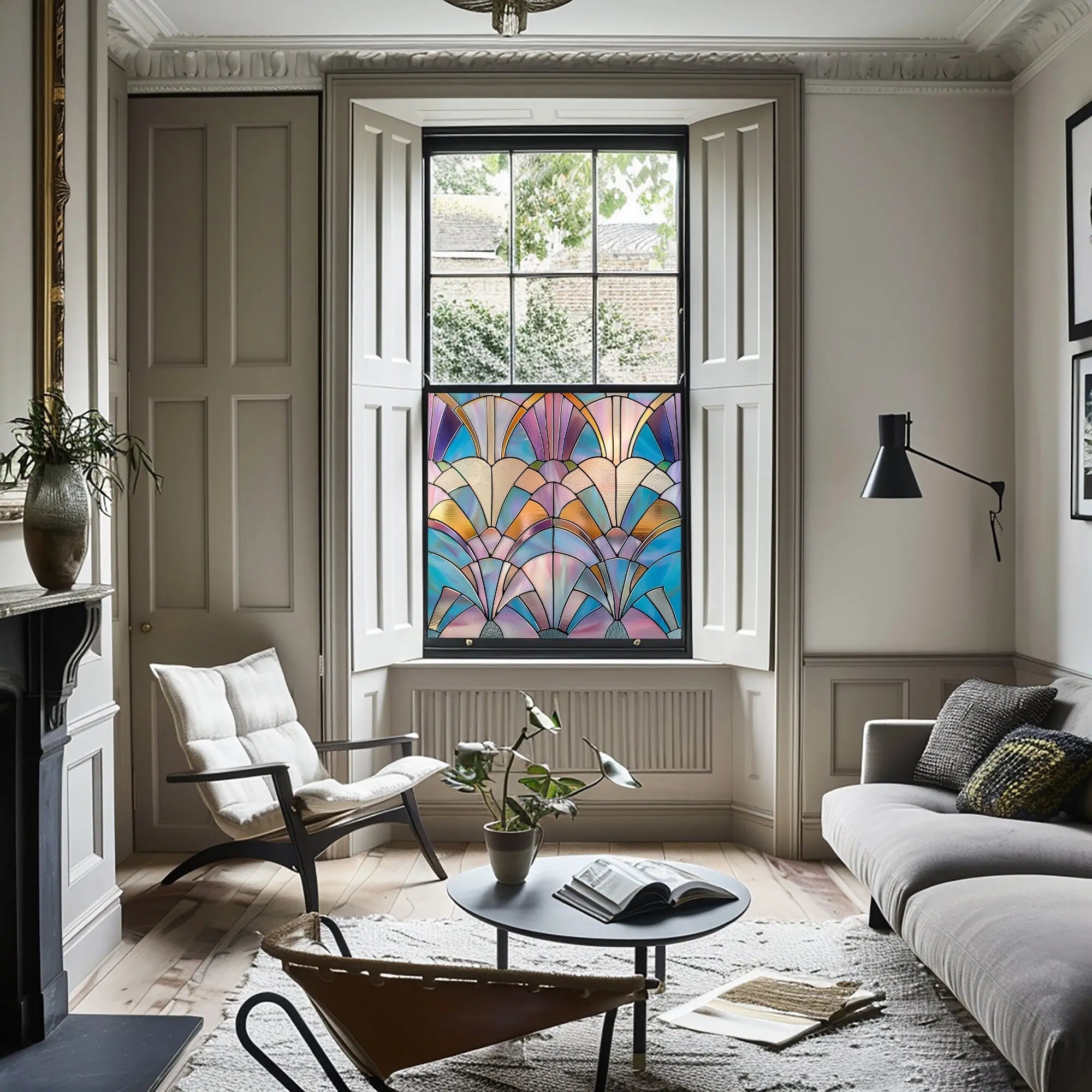 Valchiusa Privacy Stained Glass Window Film Creative Windows