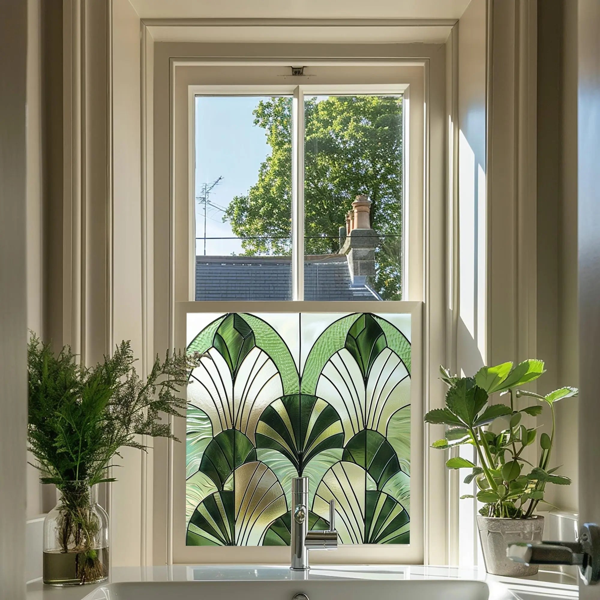 Besozzo Privacy Stained Glass Window Film Creative Windows