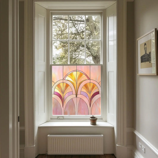 Supino Pink Stained Glass Window Film Creative Windows