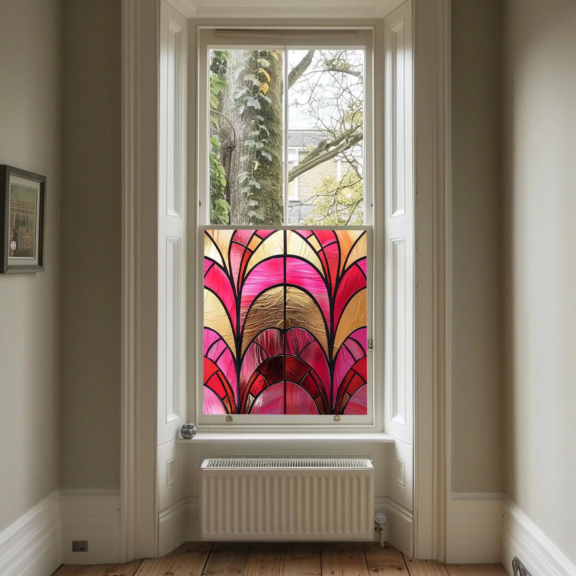 Novellara Stained Glass Privacy Window Film Creative Windows