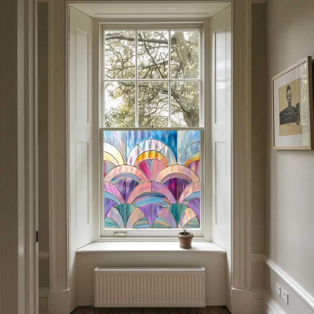 Sestao Art Deco Stained Glass Window Film Creative Windows