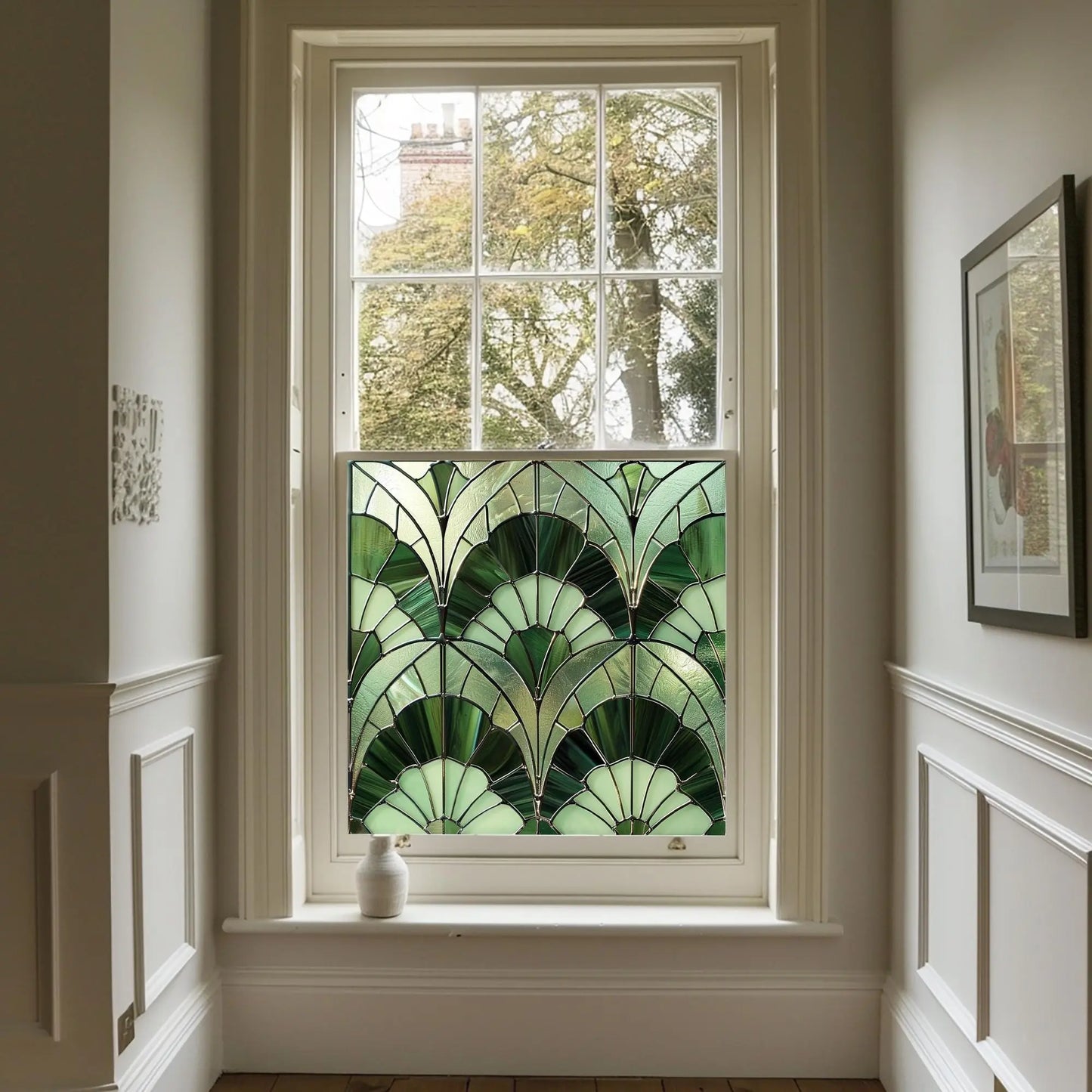 Azzio Stained Glass Privacy Window Film Creative Windows