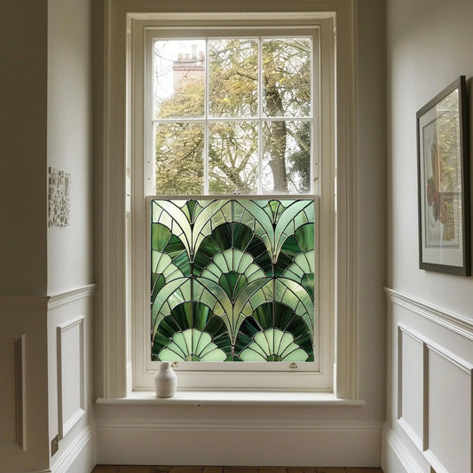 Azzio Stained Glass Privacy Window Film Creative Windows