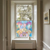 Pastel Window Film, Privacy Window Film, Art Deco Window Film, Decorative Window Film, Bathroom Window Film, Stained Glass Window Film Creative Windows