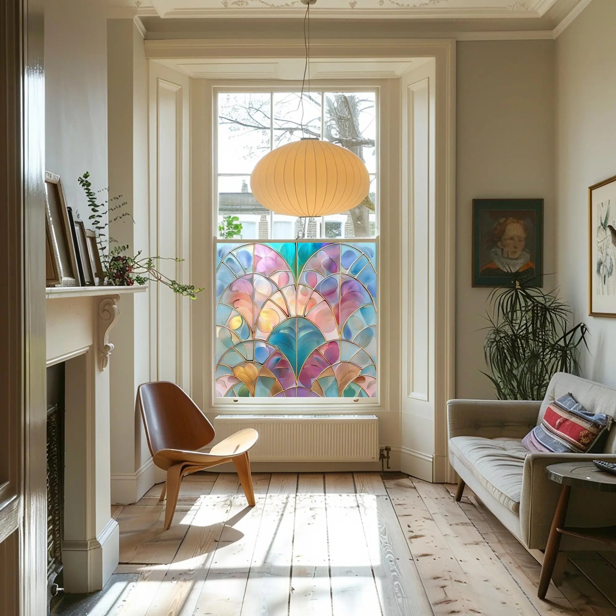 Anzi Stained Glass Privacy Window Film Creative Windows