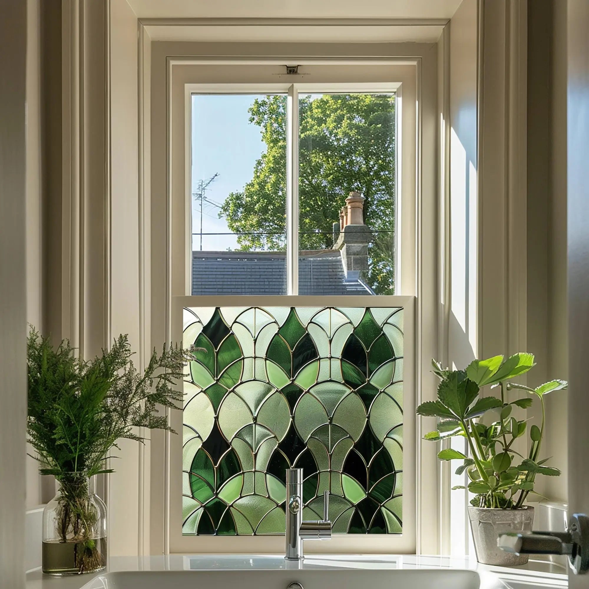 Trana Stained Glass Privacy Window Film Creative Windows
