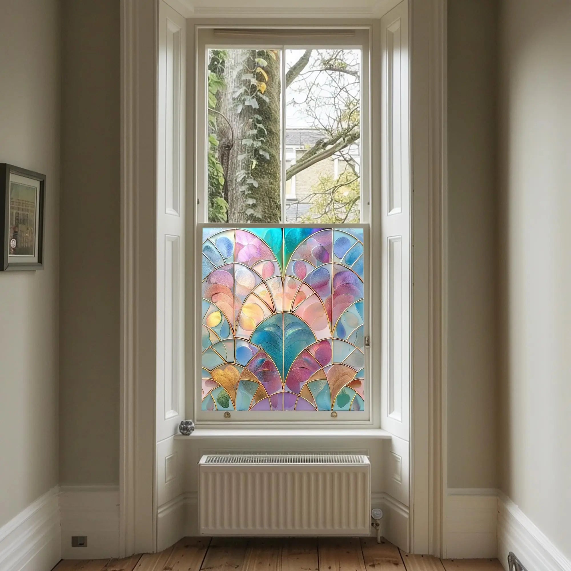 Anzi Stained Glass Privacy Window Film Creative Windows