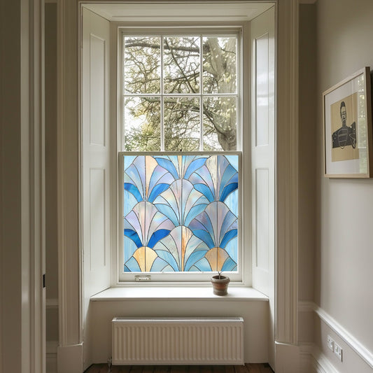 Art Deco Window Film, Privacy Window Film, Window Film, Decorative Window Film, Patterned Window Film, Coloured Window Film, Stained Glass Creative Windows