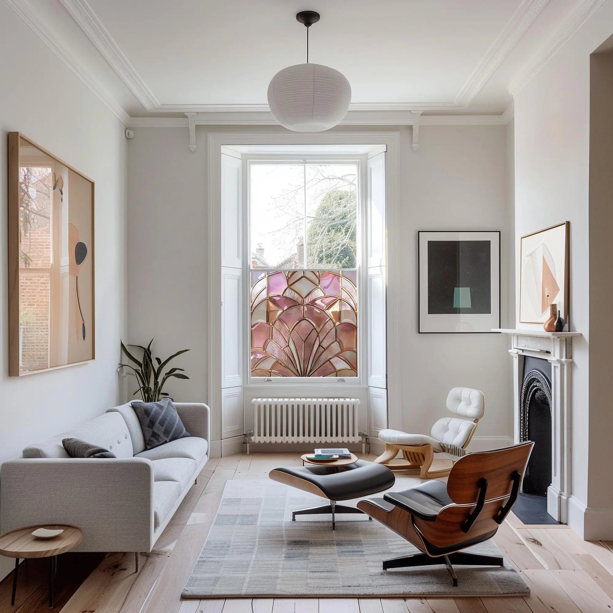 Opera Stained Glass Privacy Window Film Creative Windows