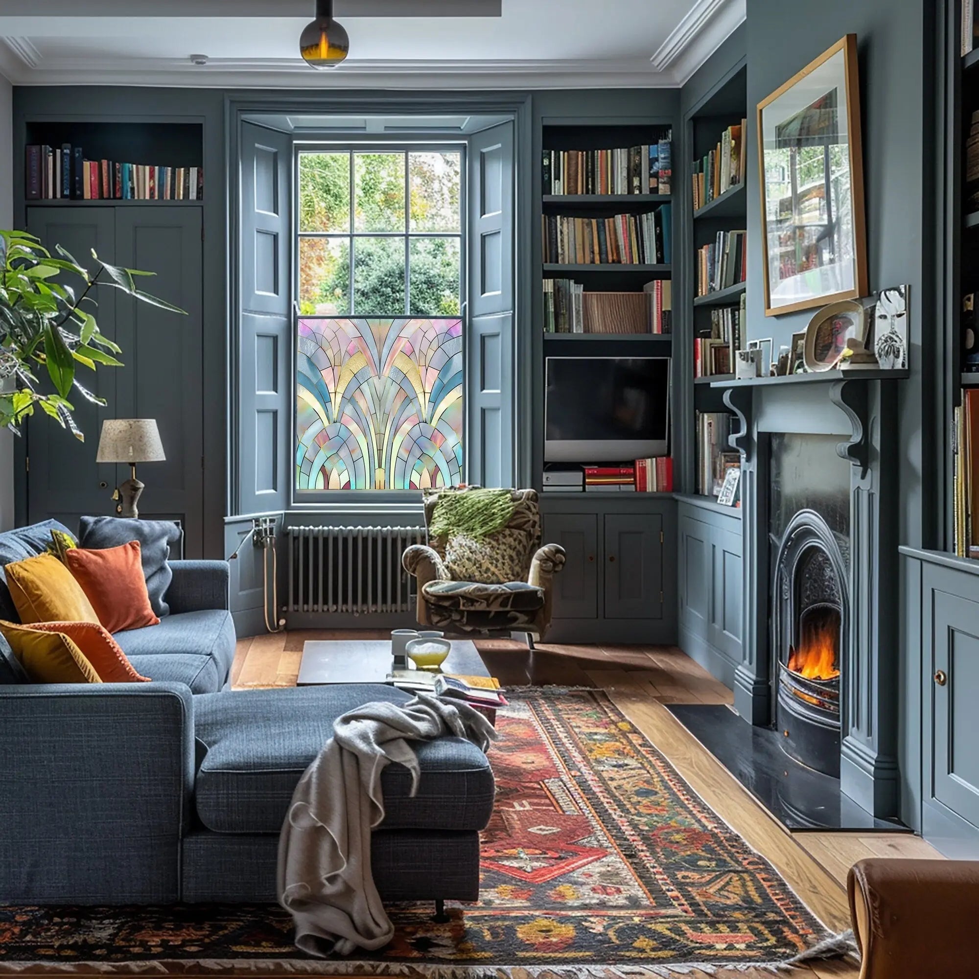 Zumpano Stained Glass Window Film Creative Windows