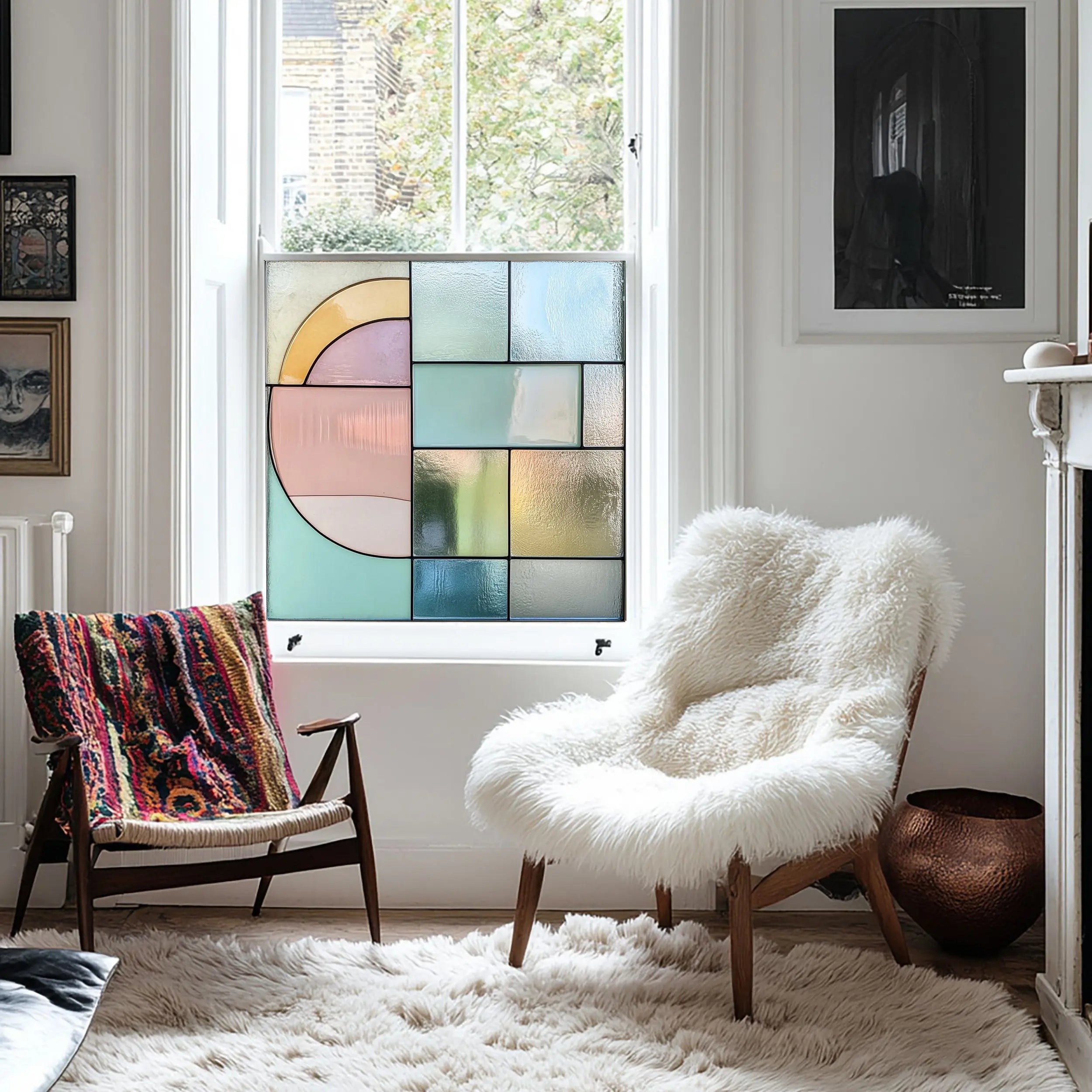 Minimal Geometric Window Privacy Film