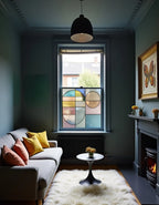 Abstract Pastel Geometry Privacy Window Film