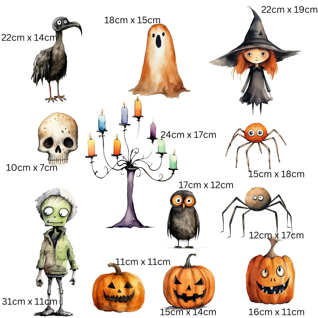 Halloween Window Stickers Creative Windows