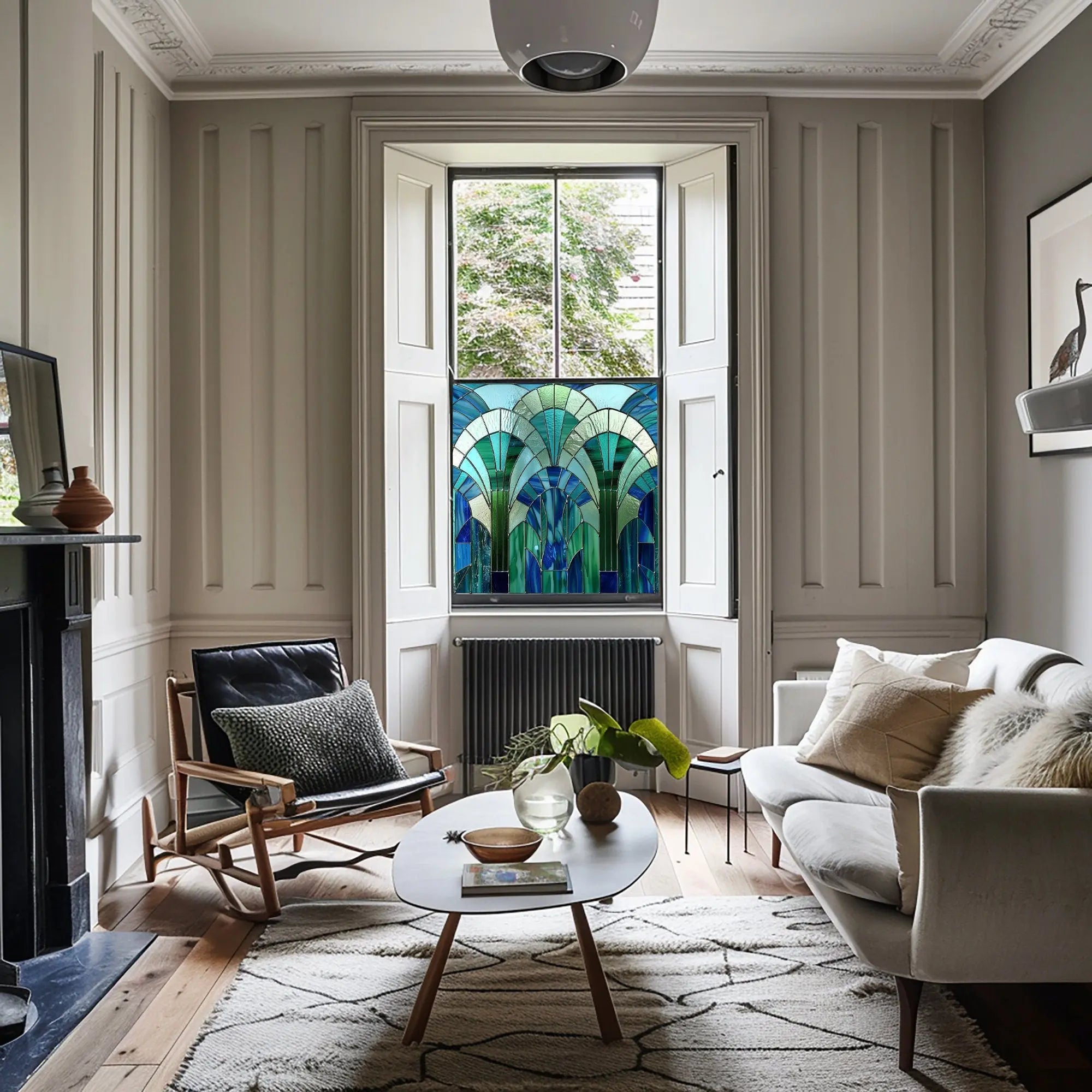 Sedini Art Deco Privacy Window Film Creative Windows