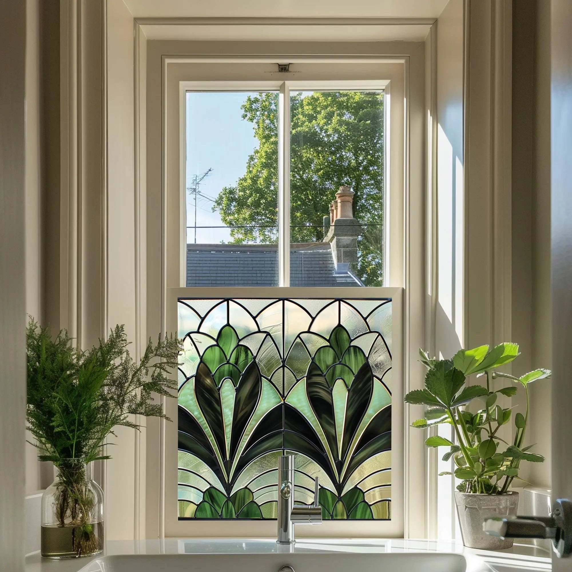 Guiglia Stained Glass Privacy Window Film Creative Windows
