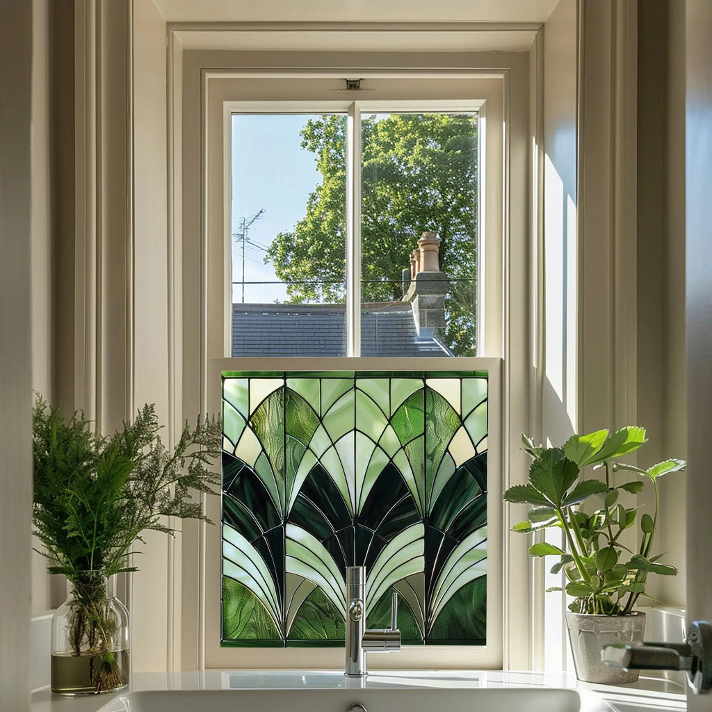 Senise Privacy Stained Glass Widow Film Creative Windows