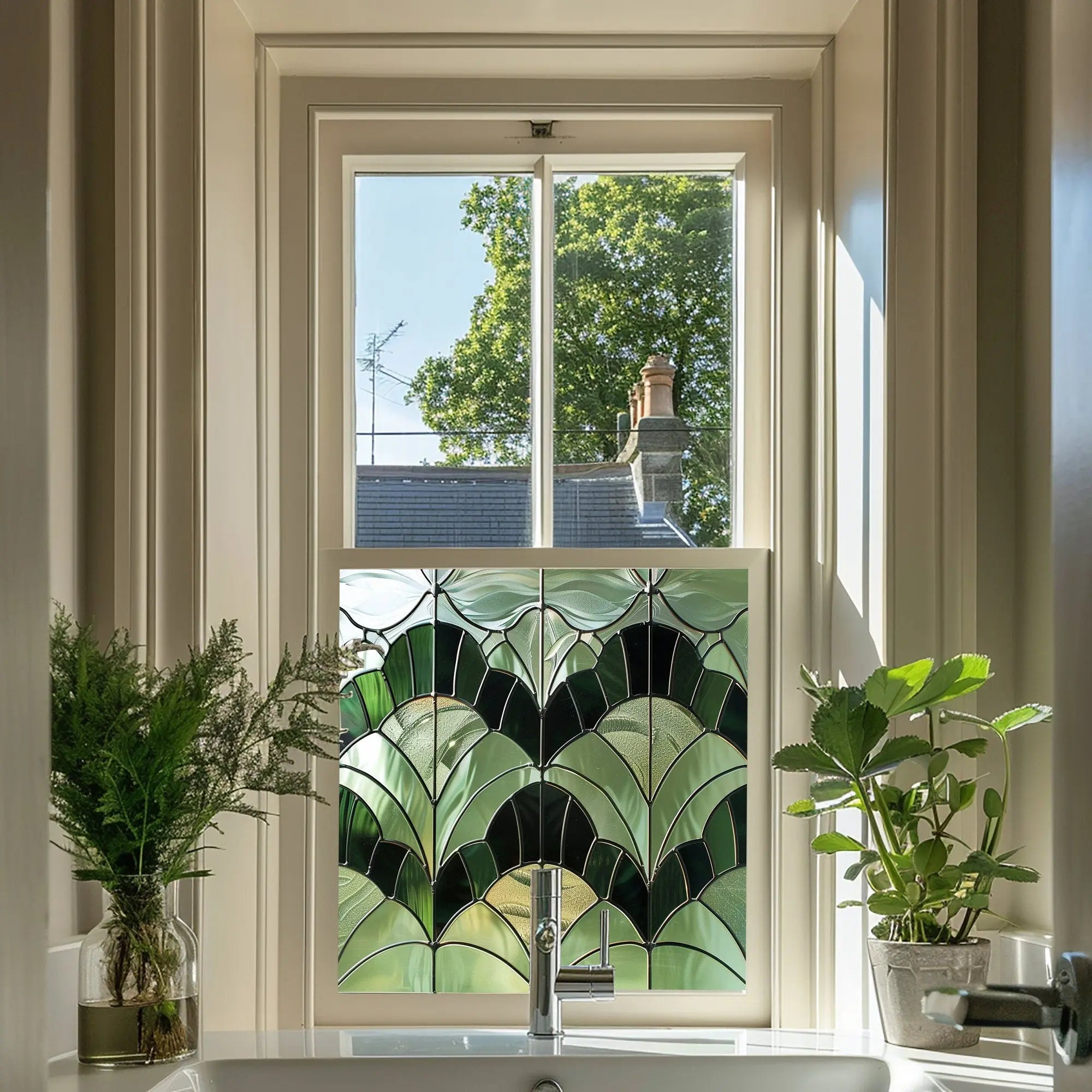 Villadeati Stained Glass Window Film Creative Windows