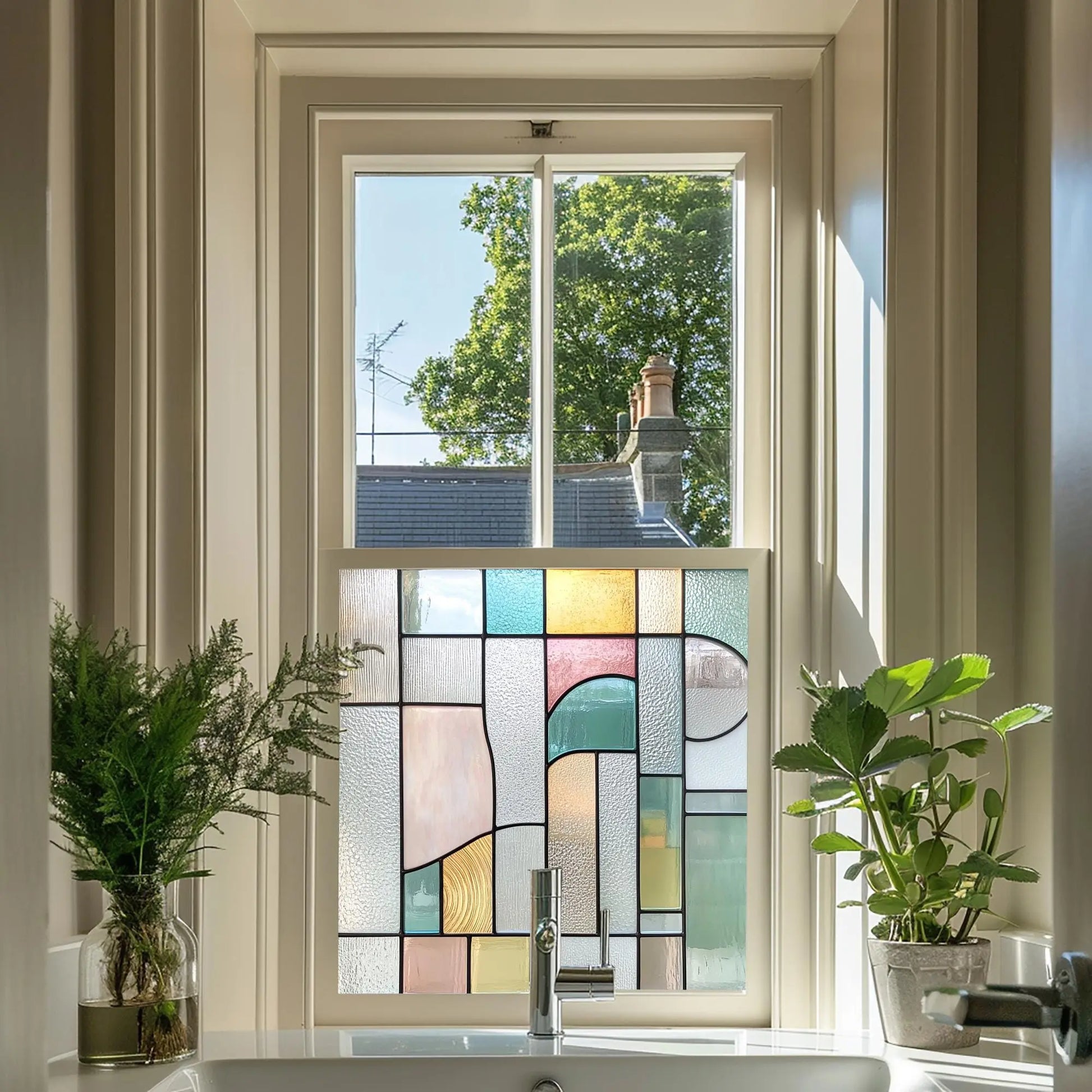 Arcene Privacy Stained Glass Window Film Creative Windows