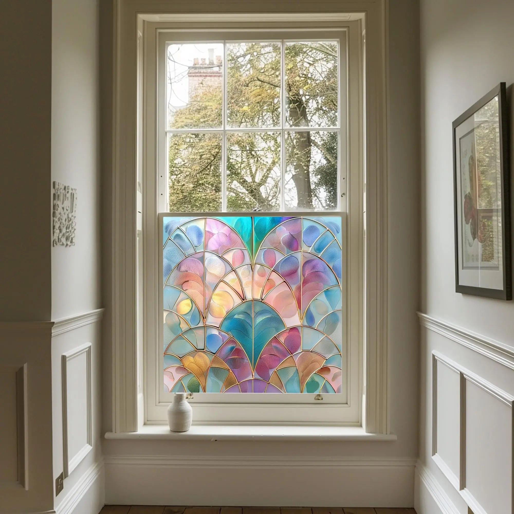 Anzi Stained Glass Privacy Window Film Creative Windows