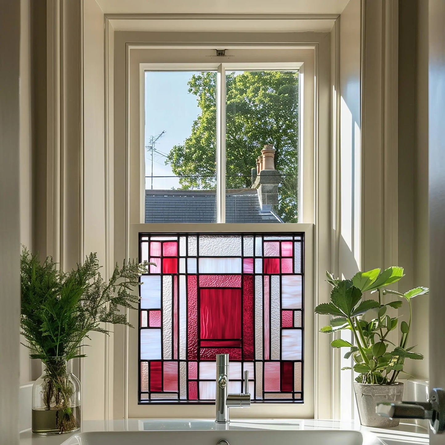 Ozegna Stained Glass Window Film Creative Windows