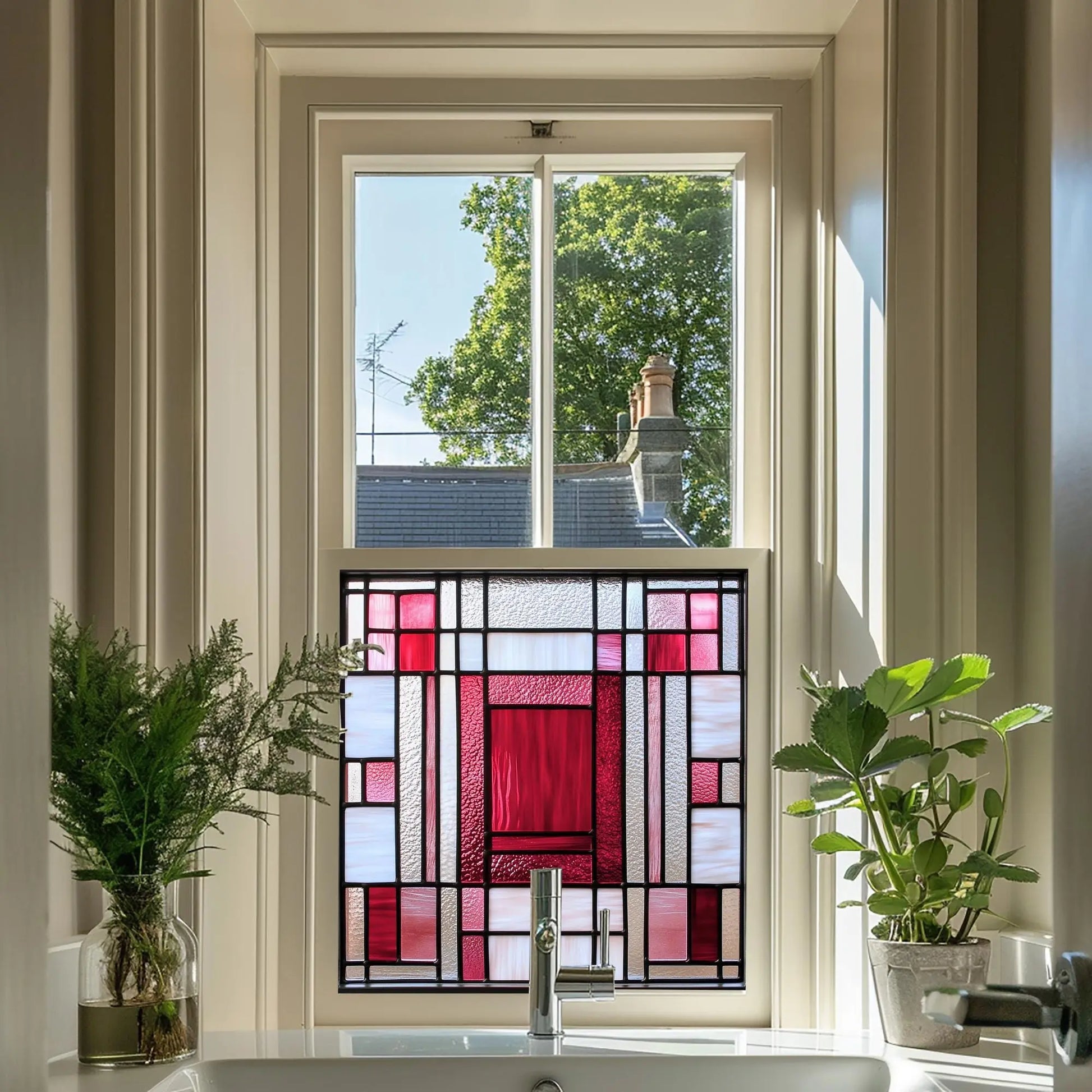 Ozegna Stained Glass Window Film Creative Windows
