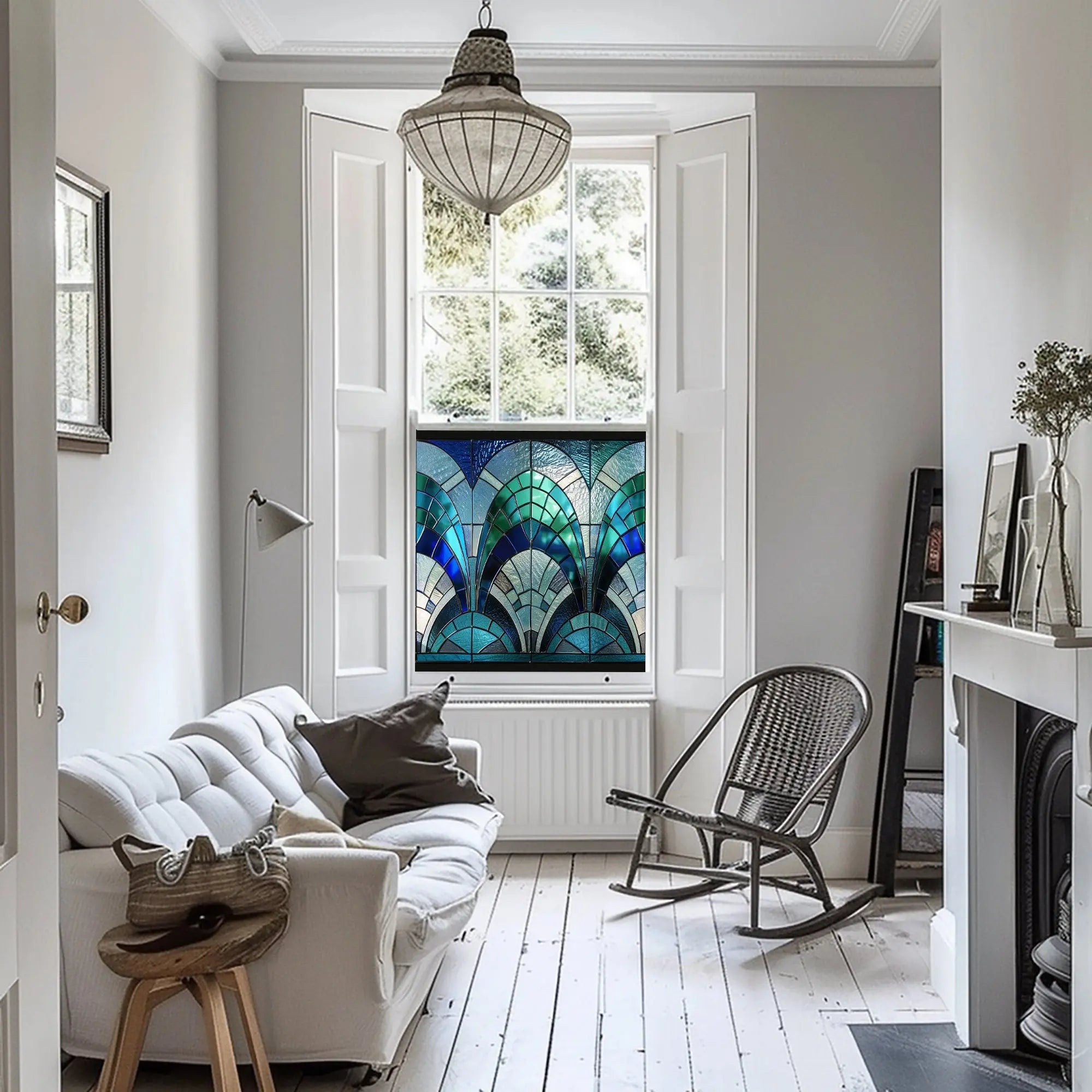 Issime Privacy Stained Glass Window Film Creative Windows