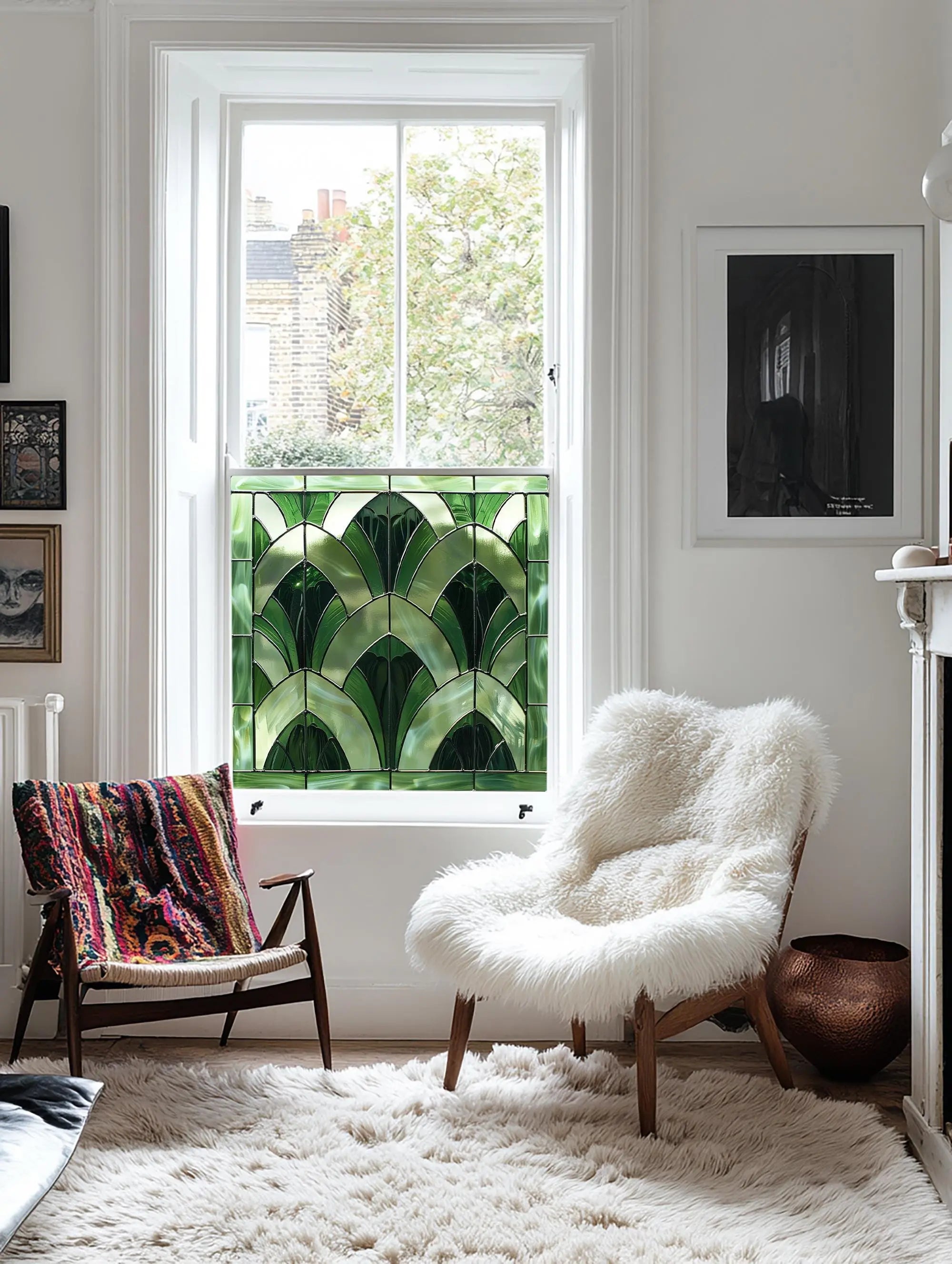 Itri Stained Glass Privacy Window Film Creative Windows